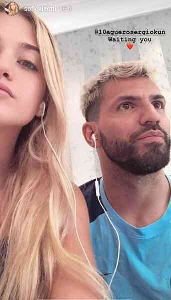 Aguero công khai bạn gái kém 8 tuổi, ~hút hồn~ người nhìn bởi ánh mắt