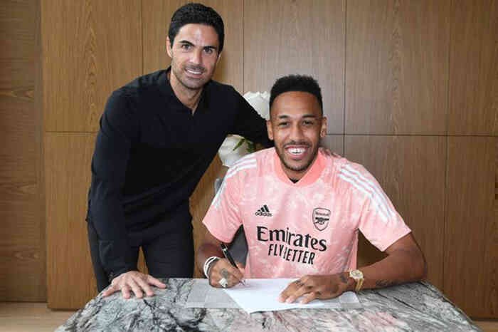 Tin bóng đá - Arteta nói một lời, Aubameyang liền đặt bút ký hợp đồng với Arsenal
