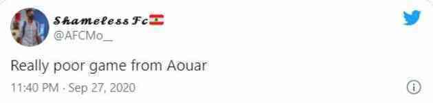 SOME ARSENAL FANS REACT TO AOUAR’S LATEST DISPLAY - Bóng Đá