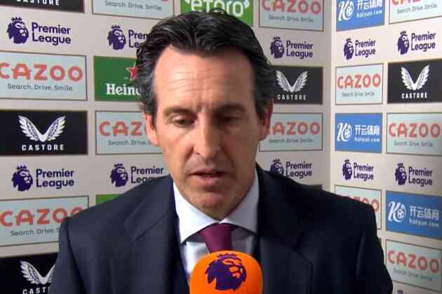 Tin bóng đá - Emery nói lý do M.U thua Aston Villa