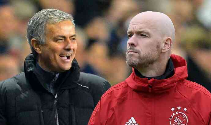 Tin bóng đá - Mourinho phản ứng bất ngờ khi được hỏi về Ten Hag