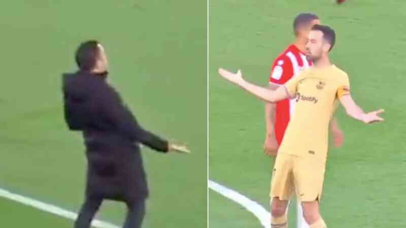 Tin bóng đá - Busquets không nghe chỉ đạo của HLV Xavi