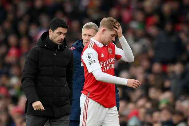 Tin bóng đá - Arteta lý giải việc để Smith Rowe rời sân