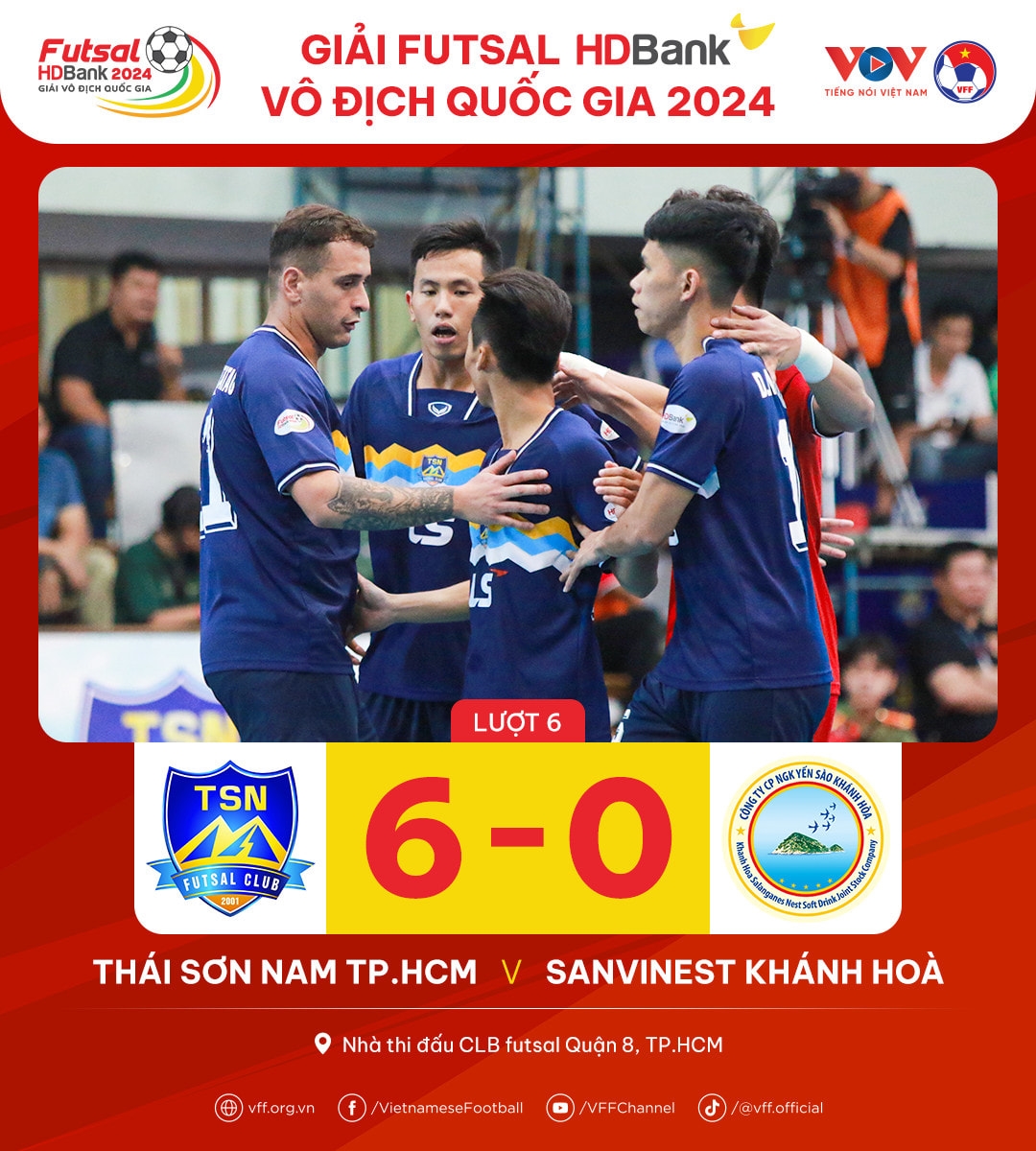 Thái Sơn Nam vô địch lượt đi, lịch áp dụng VAR ở vòng 23 V-League