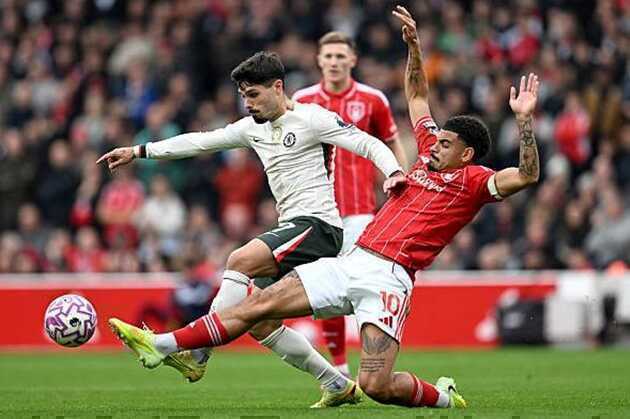 Pedro Neto tỏa sáng ở trận đấu với Nottingham Forest.