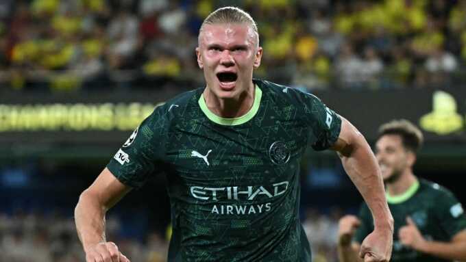 Haaland giúp Man City thắng dễ ở Champions League
