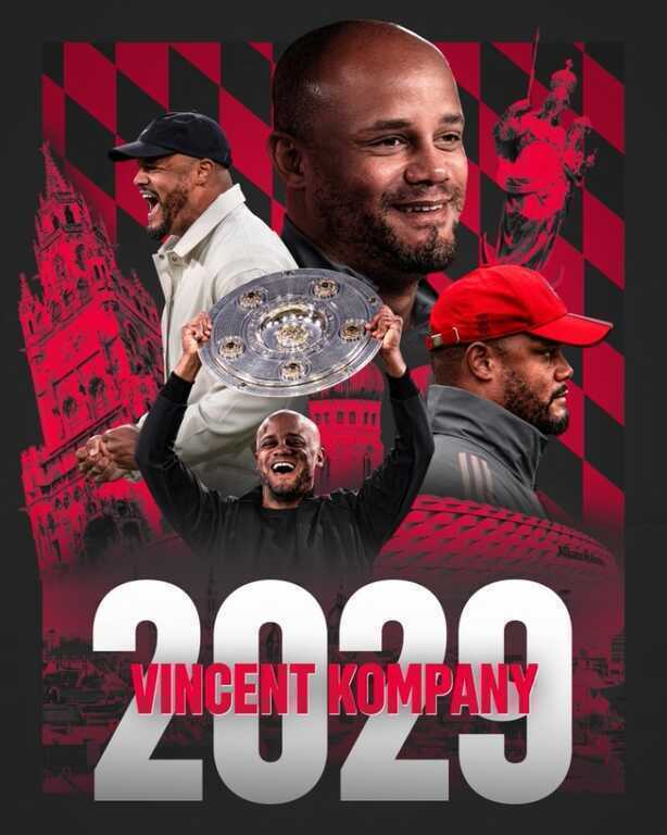 Vì sao Bayern vội gia hạn với Kompany?