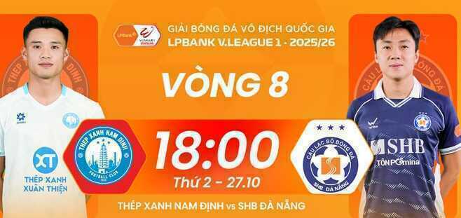 Nam Định chạm trán Đà Nẵng.