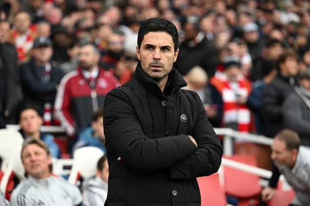Arteta lo ngại chấn thương của Saliba và Rice sau trận thắng Palace
