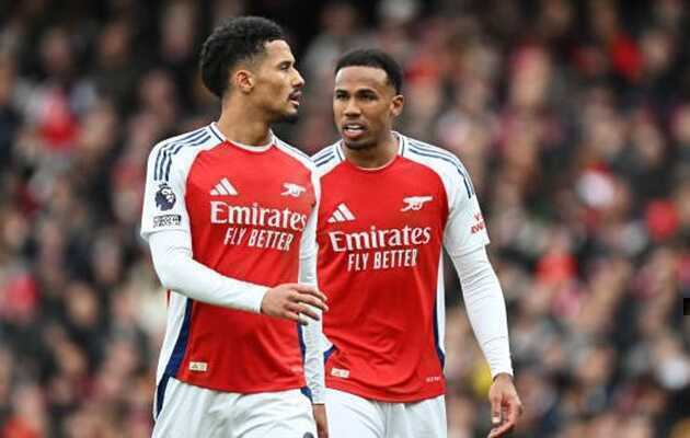 Gabriel Magalhaes và William Saliba trở thành nền tảng cho Arsenal.