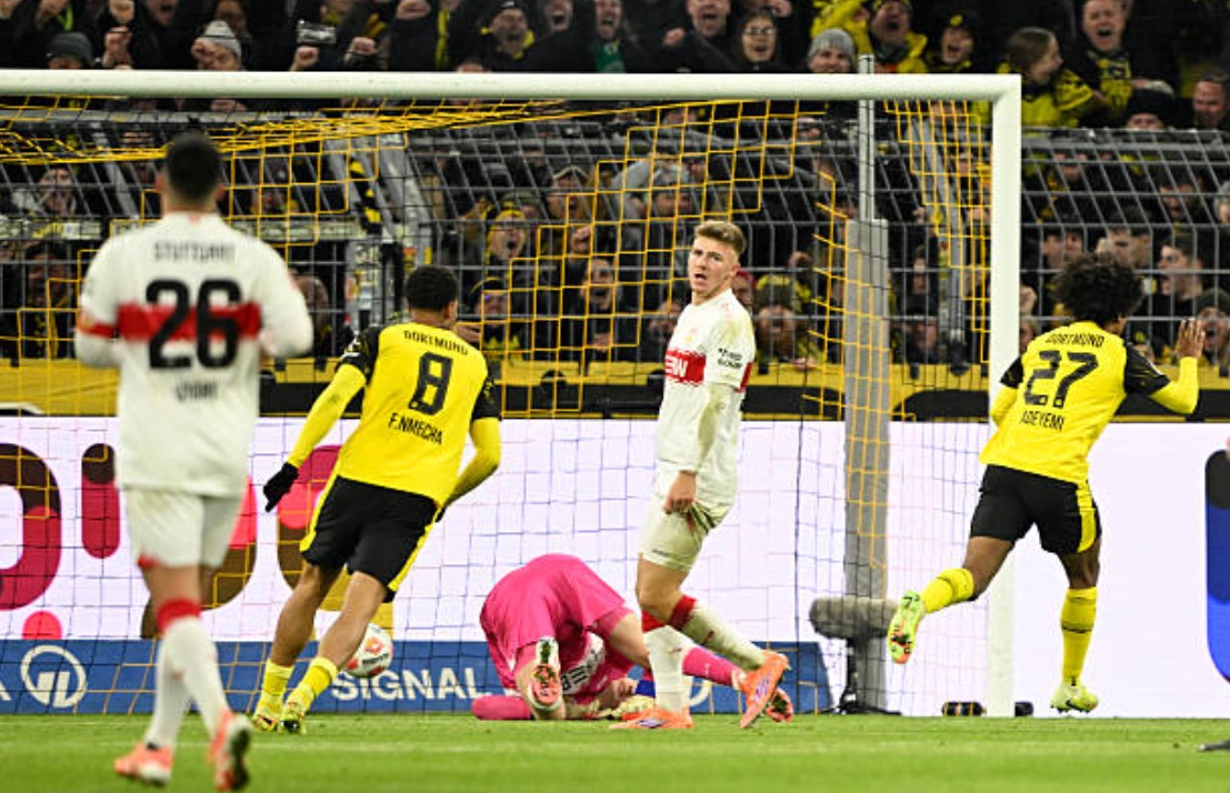 Adeyemi nổ súng phút 89, Dortmund vẫn đánh rơi chiến thắng phút bù giờ