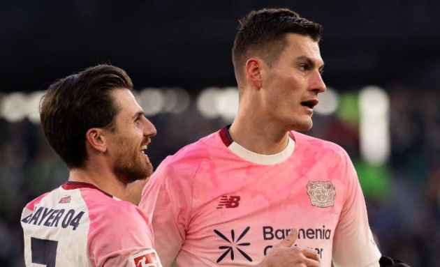 Leverkusen thắng tưng bừng 3-1 trước Wolfsburg