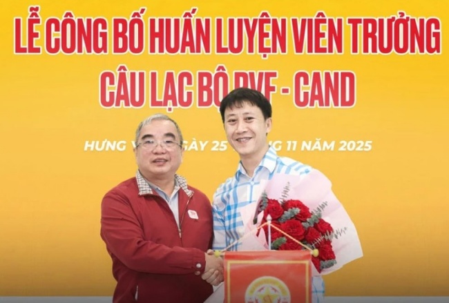 CHÍNH THỨC! HLV Nguyễn Thành Công ngồi ghế nóng PVF-CAND