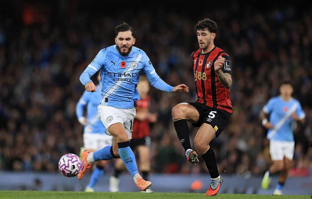 Haaland tỏa sáng, Man City khuất phục Bournemouth và vươn lên nhì bảng