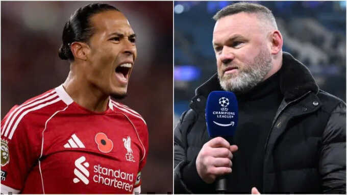 Van Dijk mỉa mai Rooney