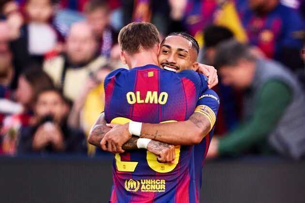 Olmo lập cú đúp, Barca tạm chiếm ngôi đầu bảng