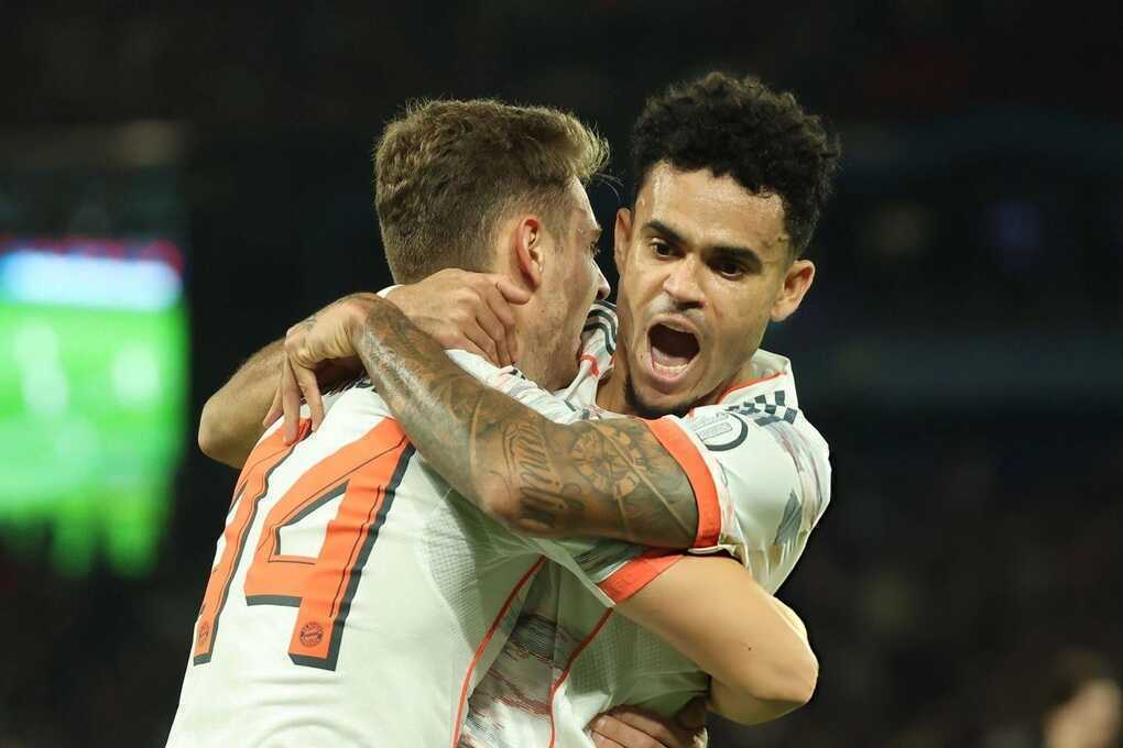 Luis Diaz lập cú đúp và bị đuổi, Bayern hạ PSG trong trận cầu nghẹt thở