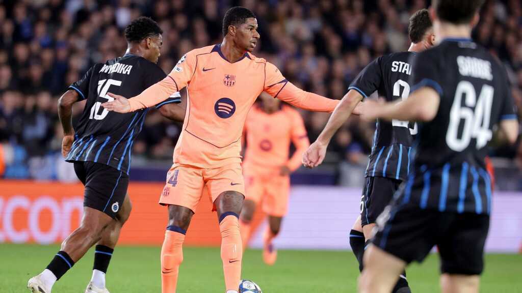 Rashford mờ nhạt, trở thành mắt xích yếu nhất của Barcelona tại Brugge