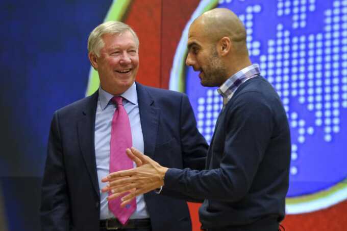 Ferguson chúc mừng Guardiola cán mốc 1.000 trận cầm quân