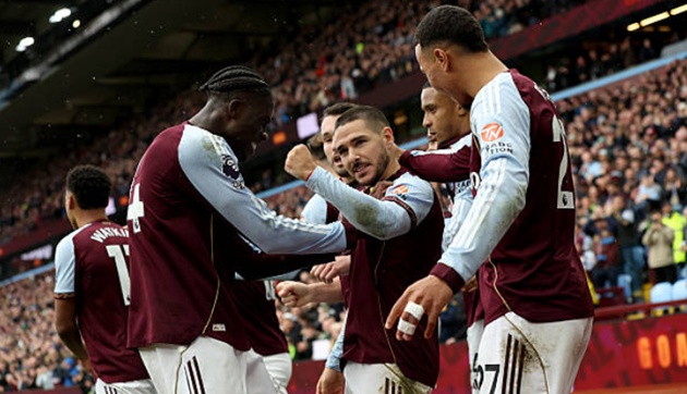 Semenyo đá hỏng phạt đền, Aston Villa thắng Bournemouth 4-0
