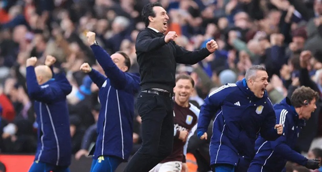 Emery giúp Aston Villa hồi sinh ngoạn mục giữa khủng hoảng