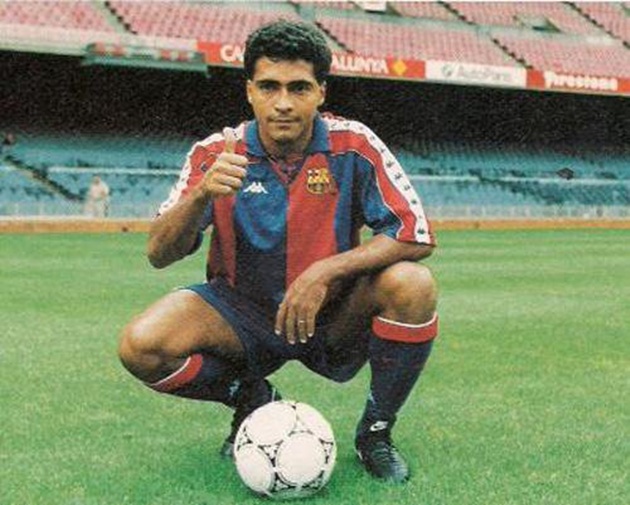 Romario là ngôi sao nổi bật của Barca trong giai đoạn 1993-1995.