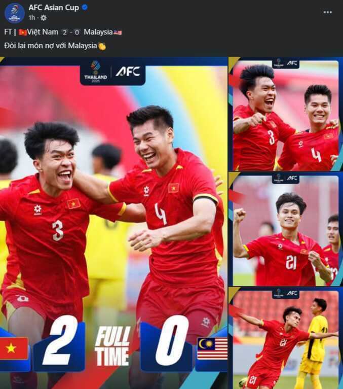 AFC gửi thông điệp đặc biệt trong ngày bóng đá Việt Nam đại thắng