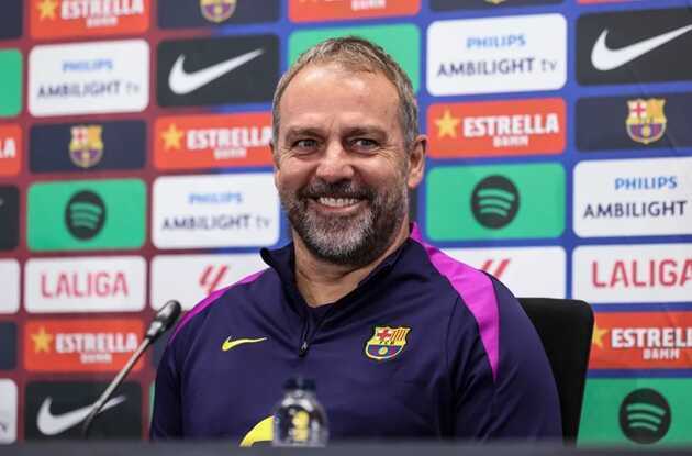 Hansi Flick ca ngợi La Masia sau chiến thắng của Barcelona trước Osasuna