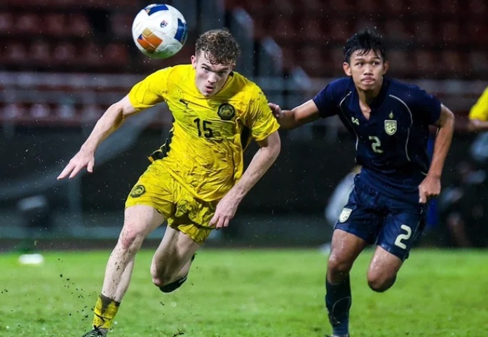 U22 Malaysia mất mũi nhọn Fergus Tierney trước bán kết SEA Games 33