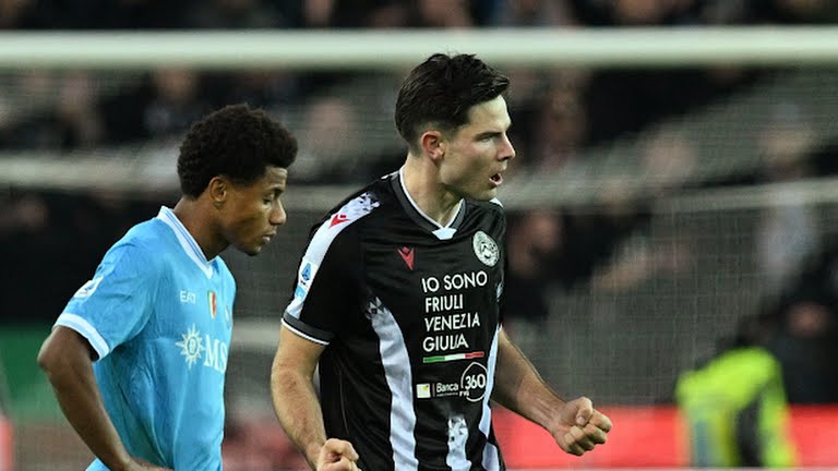 Udinese 1-0 Napoli: Ekkelenkamp tỏa sáng, VAR từ chối hai bàn thắng