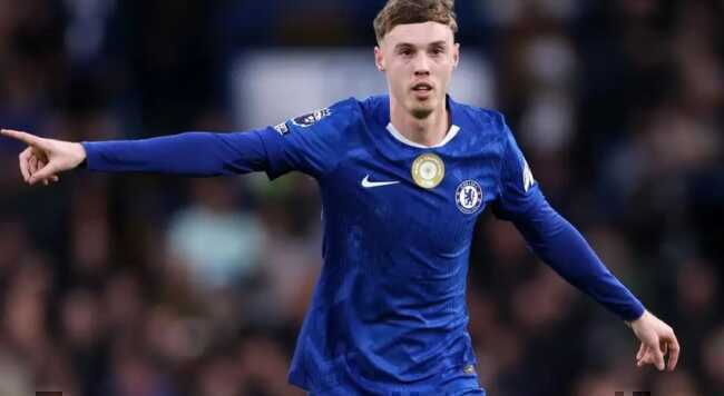 Palmer trong m&agrave;u &aacute;o Chelsea.