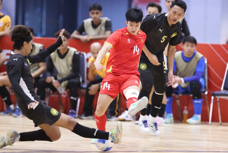 Futsal Việt Nam thất bại 2-4 trước Malaysia ở trận ra quân SEA Games 33