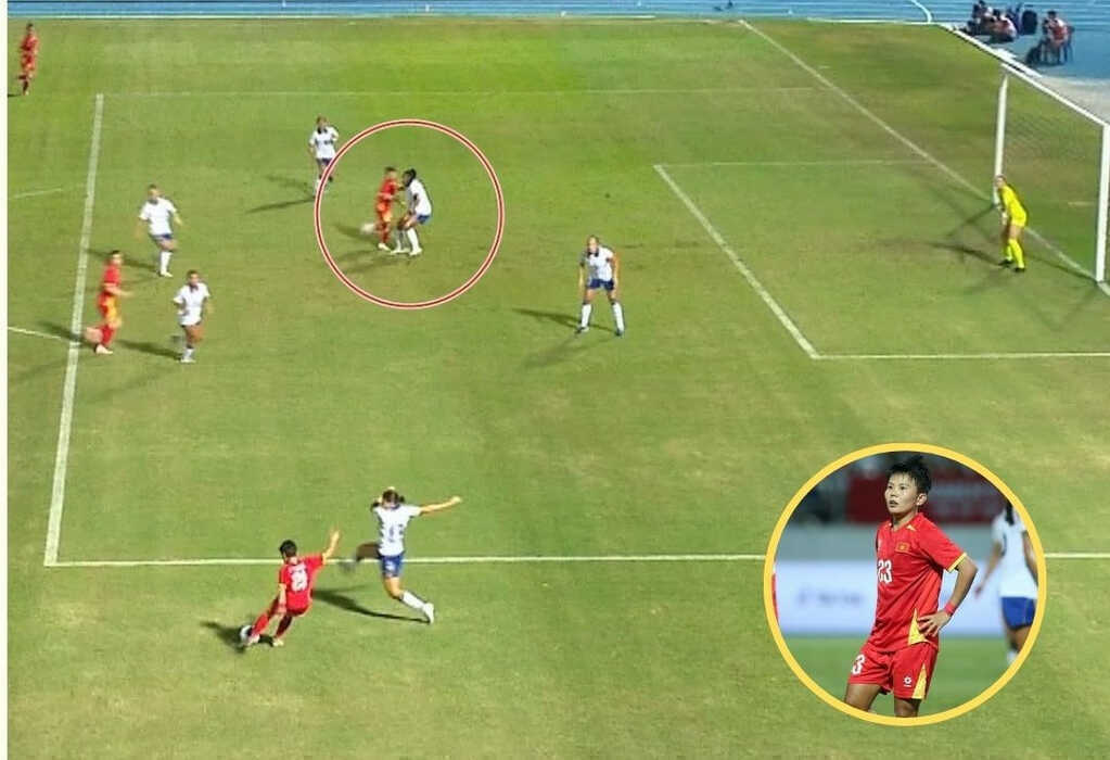 Video trọng tài `cướp trắng` bàn thắng đẹp của tuyển nữ Việt Nam
