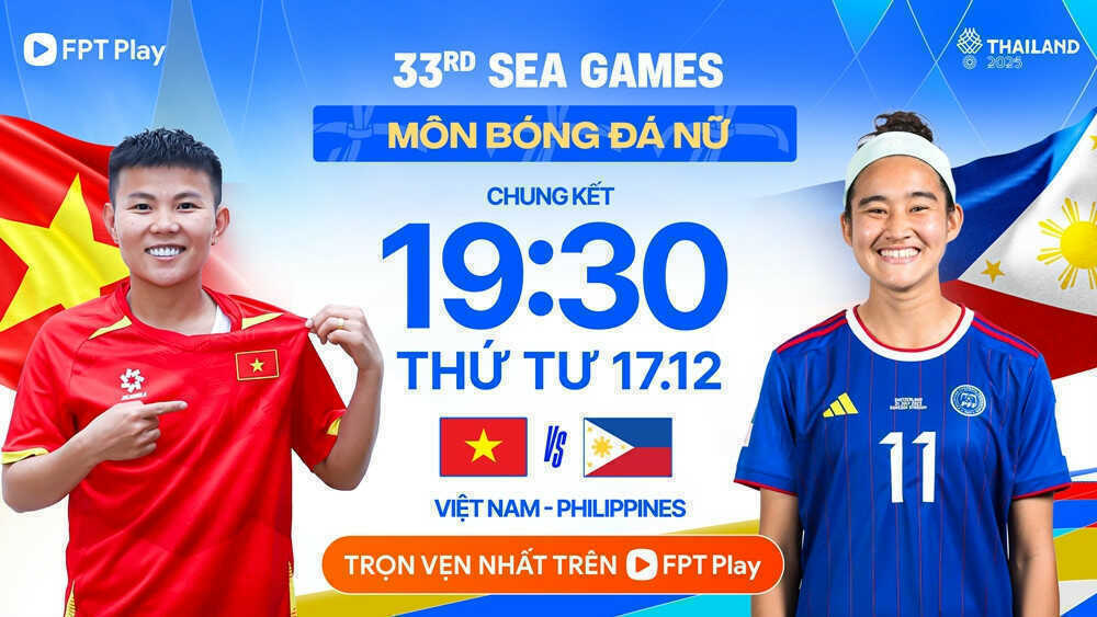 Xem trực tiếp bóng đá Nữ Việt Nam vs Philippines, chung kết SEA Games kênh nào?