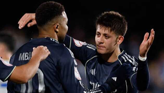 Copa del Rey: Arda Guler tỏa sáng trong chiến thắng chật vật của Real Madrid