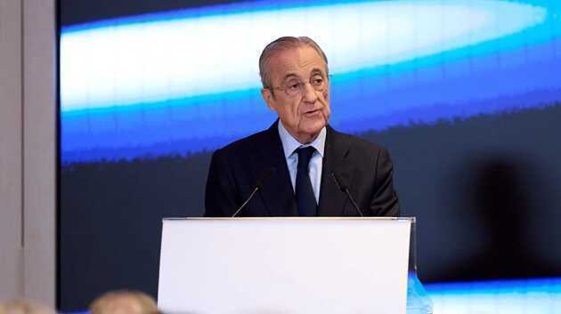 Chủ tịch Florentino Perez của Real.