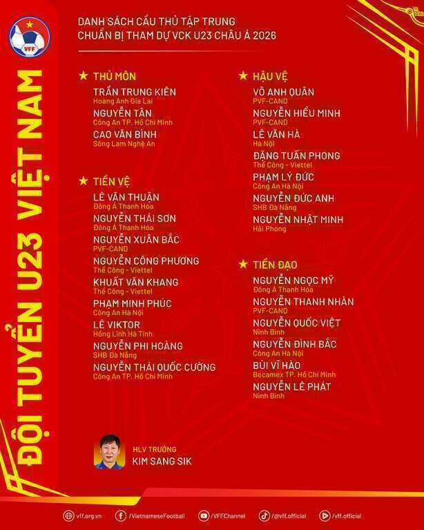 Lịch thi đấu của U23 Việt Nam tại giải U23 châu Á 2026 - 3