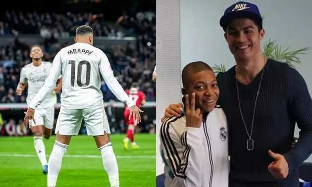 Mbappe đang đi tr&ecirc;n con đường của Ronaldo