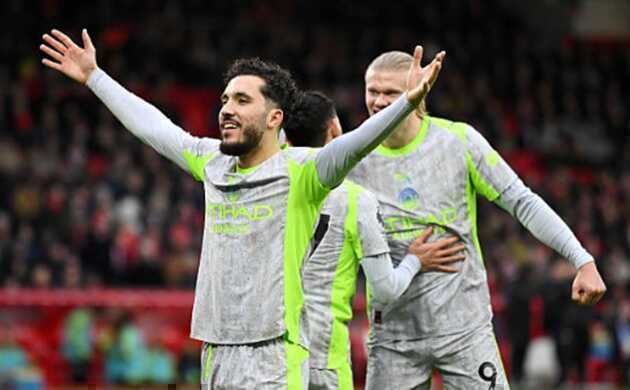 Manchester City đang sở hữu h&agrave;ng c&ocirc;ng với hỏa lực đ&aacute;ng gờm.