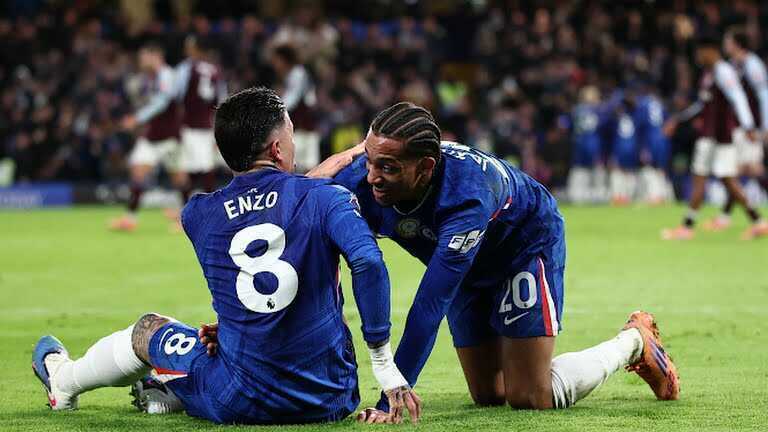 Enzo Fernandez &ndash; 5,9 điểm.&nbsp;Tiền vệ người Argentina đ&atilde; bỏ lỡ một cơ hội mười mươi để mở tỷ số từ sớm. Ngo&agrave;i t&igrave;nh huống đ&oacute;, tầm ảnh hưởng của Enzo l&ecirc;n lối chơi chung l&agrave; kh&ocirc;ng qu&aacute; nổi bật so với kỳ vọng.