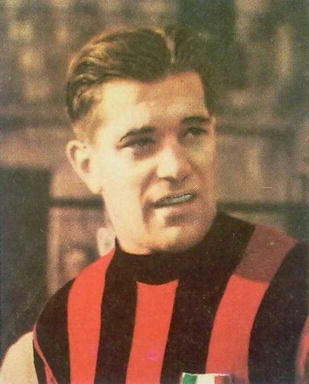 Gunnar Nordahl l&agrave; ch&acirc;n s&uacute;t kh&eacute;t tiếng trong lịch sử Rossoneri.