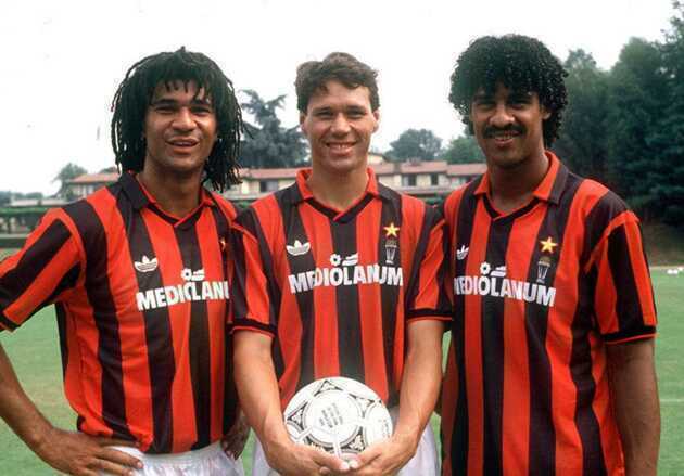 Rijkaard, Van Basten v&agrave; Gullit l&agrave; một phần trong lịch sử vĩ đại của nửa đỏ th&agrave;nh Milan.