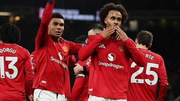 Zirkzee l&agrave; người ghi b&agrave;n duy nhất, nhưng cũng mắc lỗi dẫn đến b&agrave;n thua của MU.