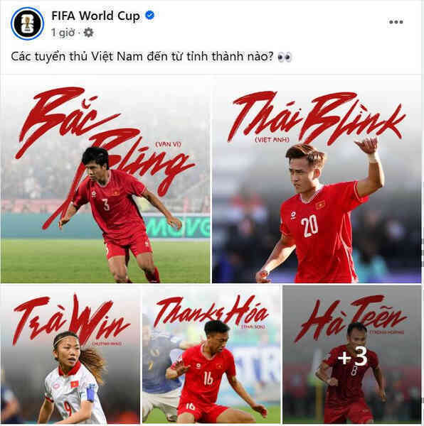 Tin bóng đá - FIFA ví von quê tuyển thủ Việt Nam theo phong cách rất Bắc Bling