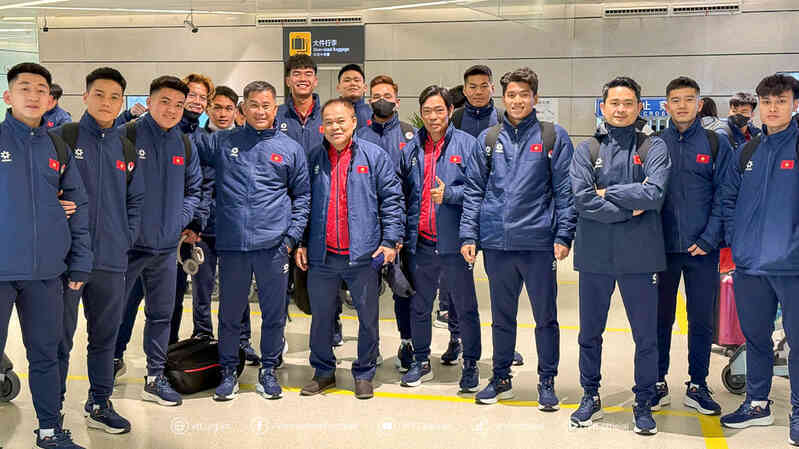 U22 Việt Nam tới Giang Tô, chuẩn bị so tài Hàn Quốc và Trung Quốc