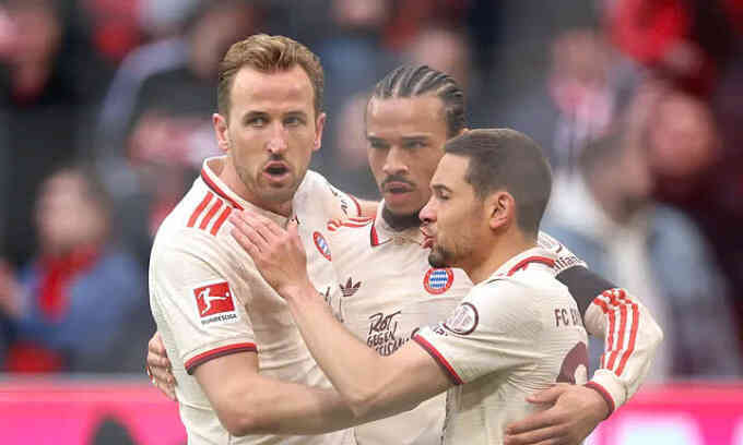 Harry Kane ghi bàn vào lưới toàn bộ đối thủ ở Bundesliga