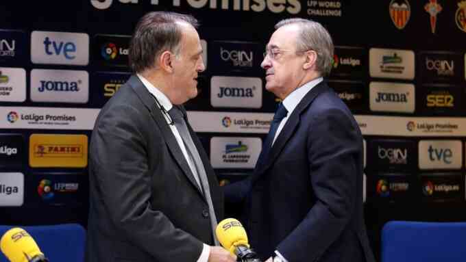 Tebas: `Perez giành giật quyền lực, thay vì làm bóng đá`