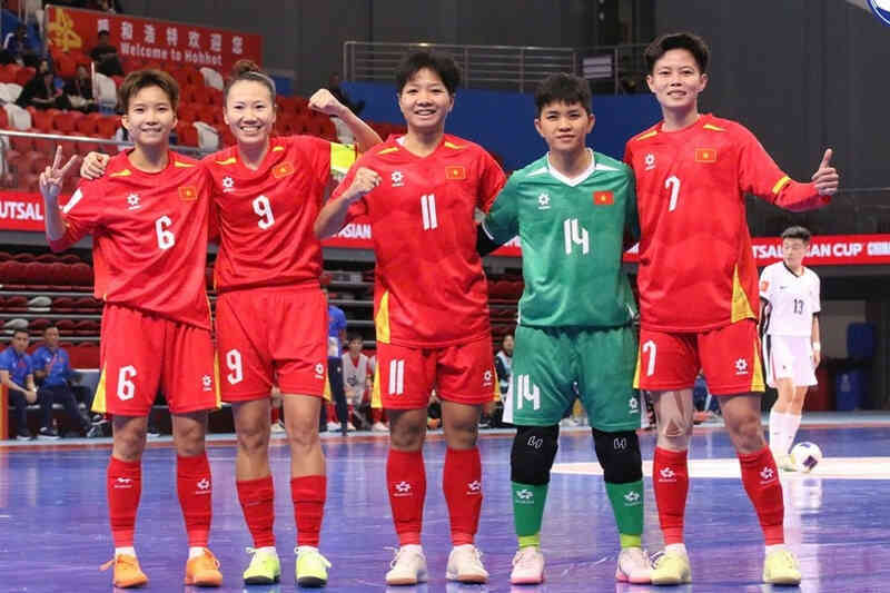 Xác định 8 đội vào tứ kết futsal nữ châu Á: Việt Nam gây ấn tượng