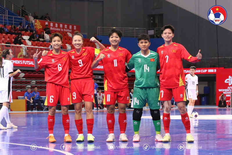 Xác định 8 đội vào tứ kết futsal nữ châu Á: Việt Nam gây ấn tượng