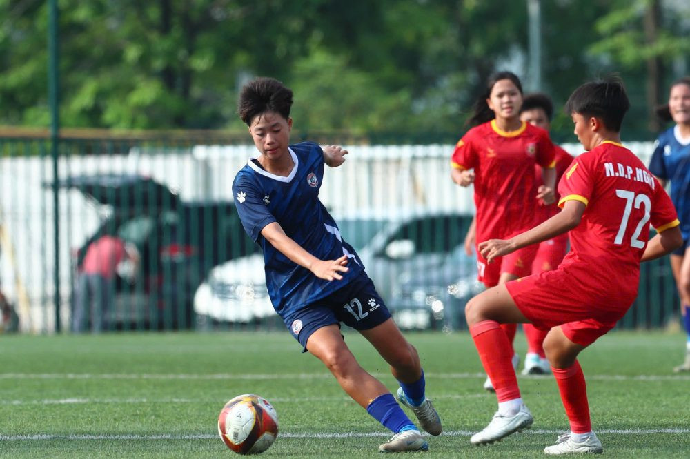 Giải bóng đá nữ U16 quốc gia 2025: TPHCM san bằng điểm số